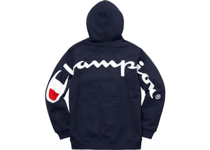 Supreme Champion Hooded Sweatshirt Sweatshirt (SS18) Navy
