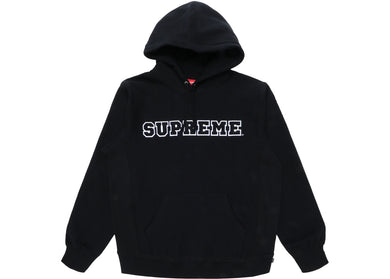 Supreme Cord Collegiate Logo Hooded Sweatshirt