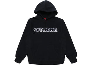 Supreme Cord Collegiate Logo Hooded Sweatshirt