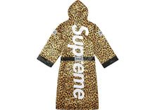 Supreme Everlast Satin Hooded Boxing Robe Leopard