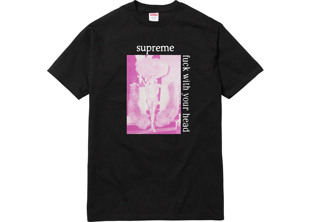 Supreme Fuck With Your Head Tee Black