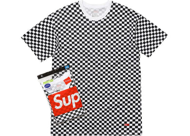 Supreme Hanes Tagless Tees (2 Pack) Checkered
