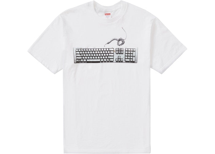 Supreme Keyboard Tee White
