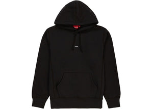 Supreme Micro Logo Hooded Sweatshirt Black