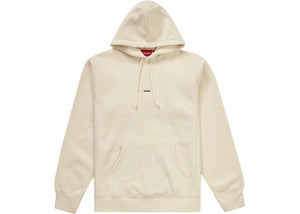 Supreme Micro Logo Hooded Sweatshirt Natural