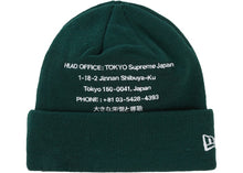 Supreme New Era HQ Beanie Green