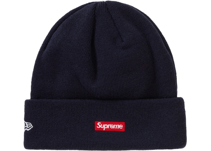 Supreme New Era HQ Beanie Navy