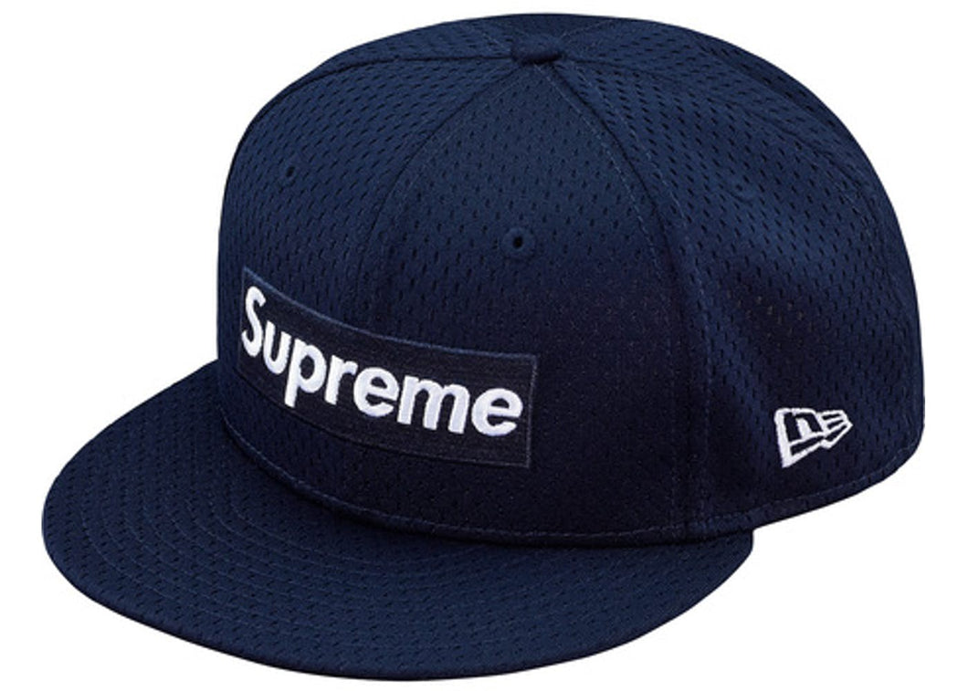 Supreme New Era Mesh Box Logo Cap Navy