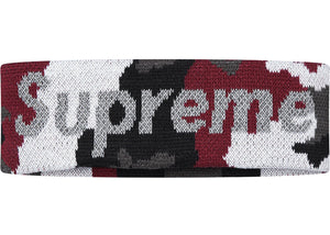 Supreme New Era Reflective Logo Headband (FW 17) Red Camo