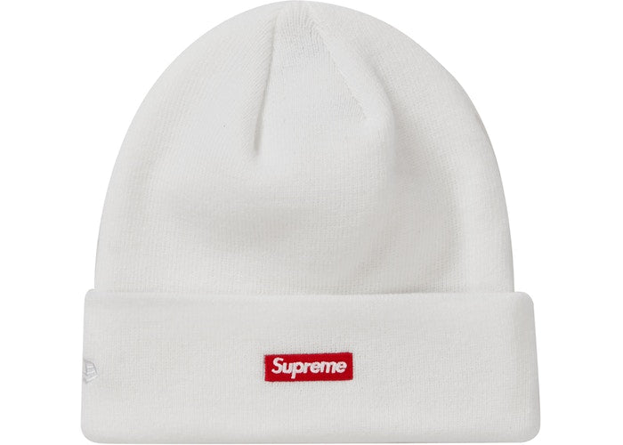 Supreme New Era S Logo Beanie (FW 19) White