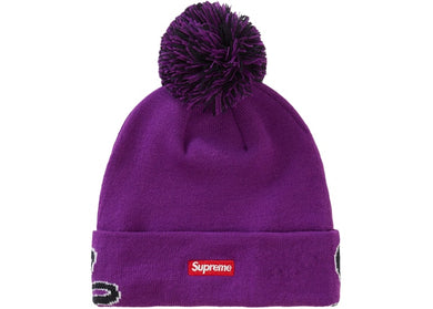 Supreme New Era Script Cuff Beanie Purple