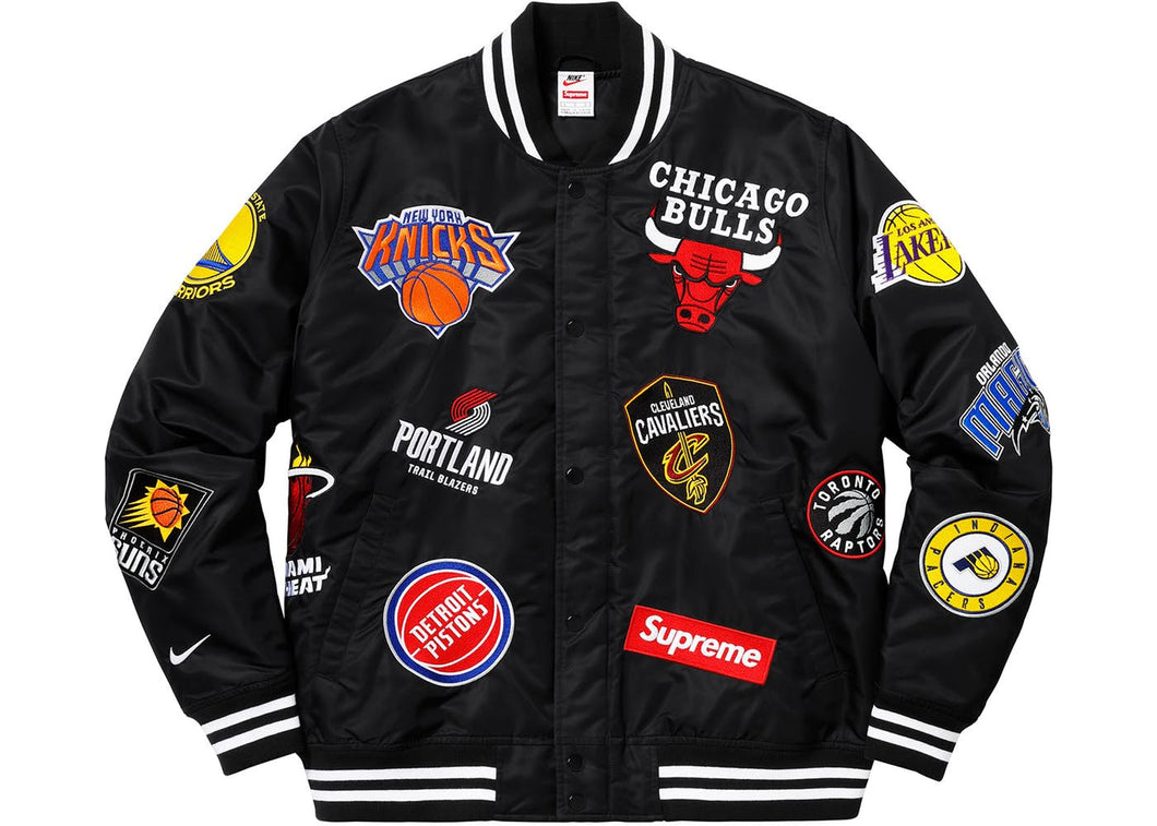 Supreme Nike/NBA Teams Warm-Up Jacket Black