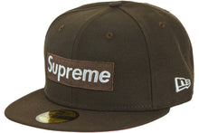 Supreme No Comp Box Logo New Era Brown