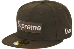 Supreme No Comp Box Logo New Era Brown