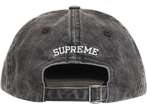 Supreme Pigment Print S Logo 6-Panel Black