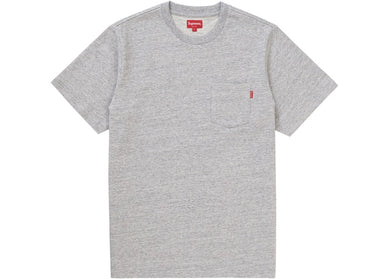 Supreme S/S Pocket Tee Grey