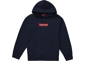 25th Anniversary Swarovski Box Logo Hoodie (Navy)