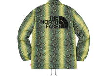Supreme The North Face Snakeskin Taped Seam Coaches Jacket Green