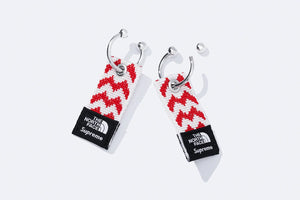 Supreme / The North Face Woven Keychain Red