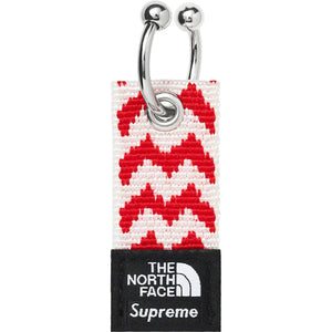 Supreme / The North Face Woven Keychain Red