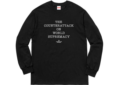 Supreme UNDERCOVER/Public Enemy Counterattack L/S Tee Black