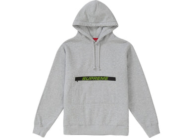 Zip Pouch Hooded Sweatshirt (Grey)