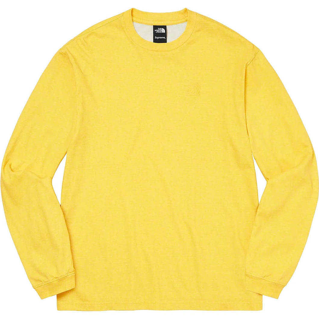 Supreme The North Face Pigment Printed L/S Top Yellow