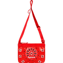 Supreme Bandana Tarp Side Bag Red
