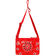 Supreme Bandana Tarp Side Bag Red
