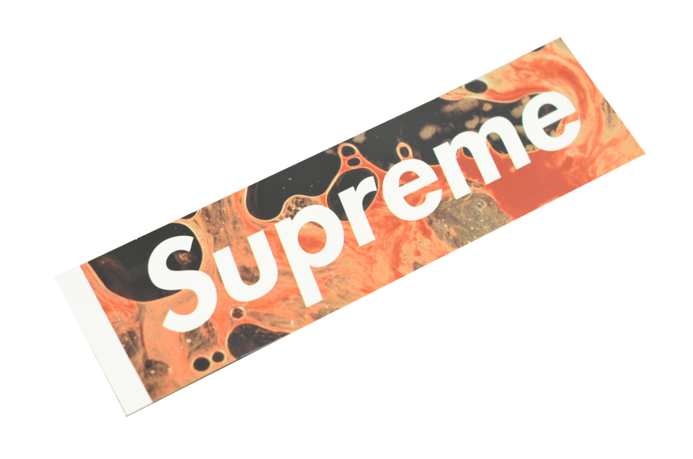 Supreme Blood and Semen Box Logo Sticker