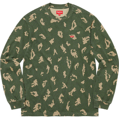 Supreme Small Box L/S Tee Olive Camo