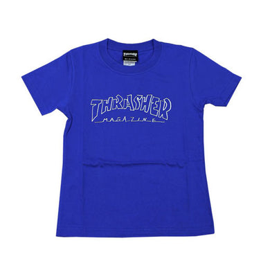 Thrasher Kids Mag Outline S/S Tee Royal