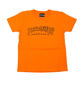 Thrasher Kids Mag Outline S/S Tee Orange