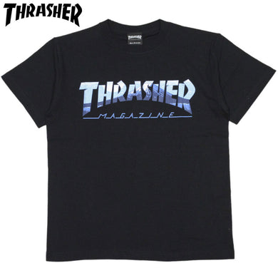 Thrasher Japan Kids Fuji Tee Black Sky