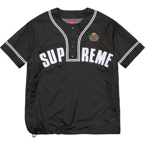 Supreme Snap-Off Sleeve L/S Baseball Top Black