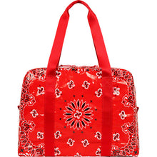 Supreme Bandana Tarp Small Duffle Bag Red