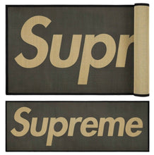 Supreme Woven Straw Mat Black