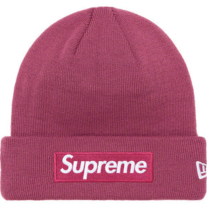 Supreme New Era FW21 Box Logo Beanie Plum