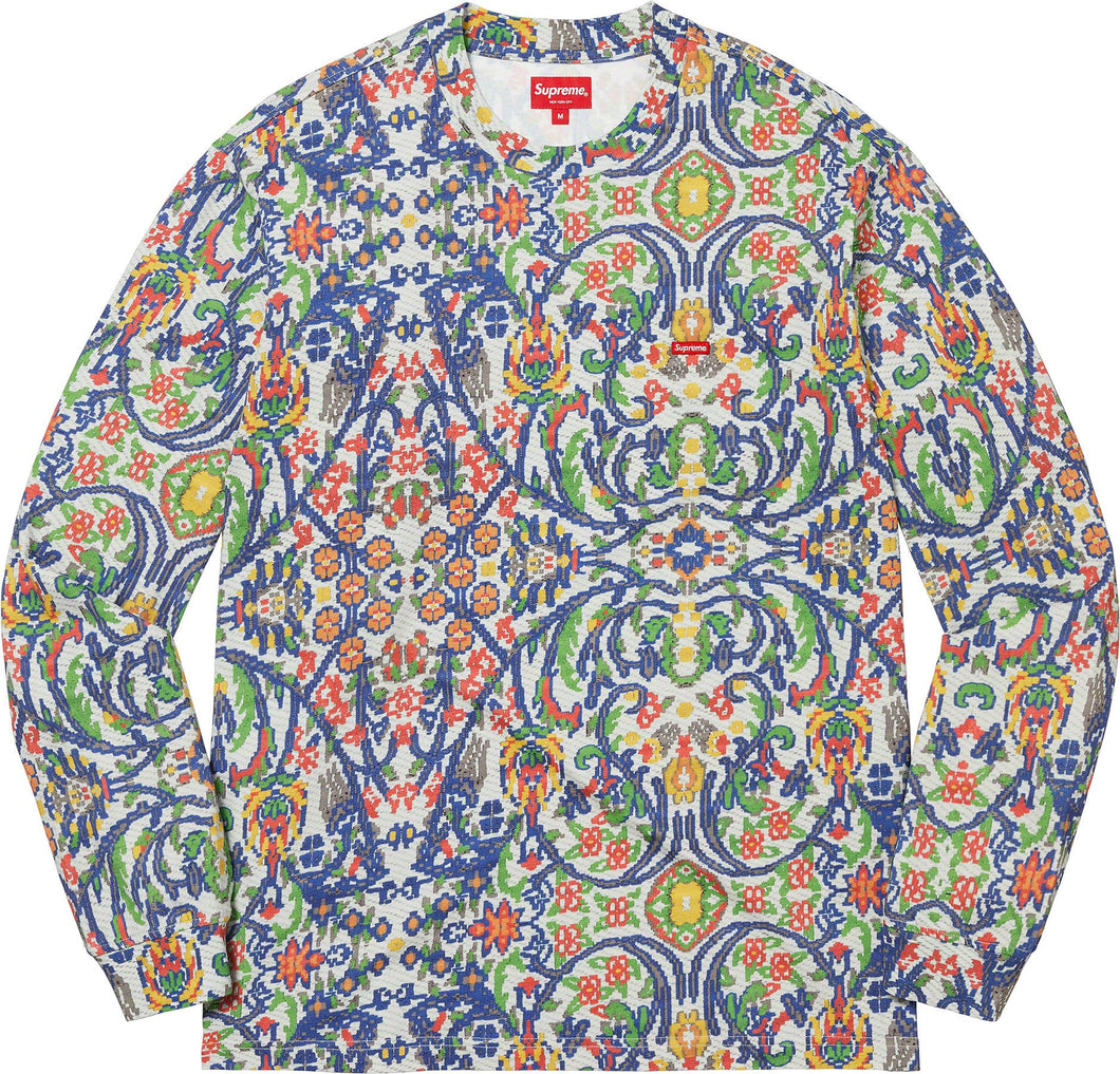 SS 23Supreme Small Box L/S Tee Tapestry