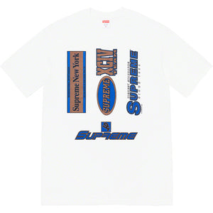 Supreme Multi Logos Tee White