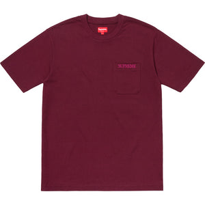 Supreme Embroidered Pocket Tee
