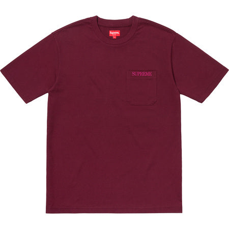 Supreme Embroidered Pocket Tee