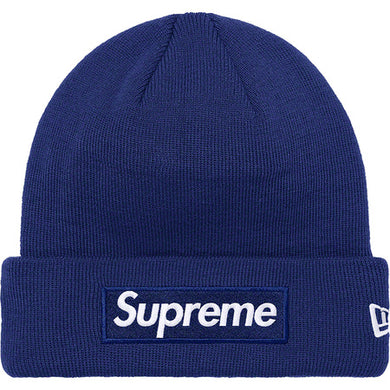 Supreme New Era FW21 Box Logo Beanie Navy