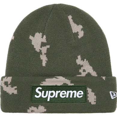 Supreme New Era FW21 Box Logo Beanie Camo