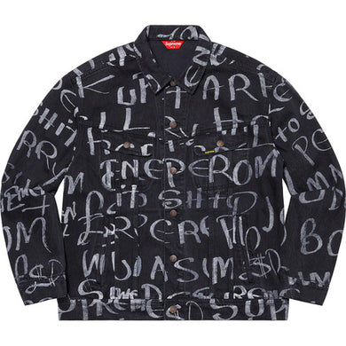 Supreme Ark Denim Trucker Jacket Black