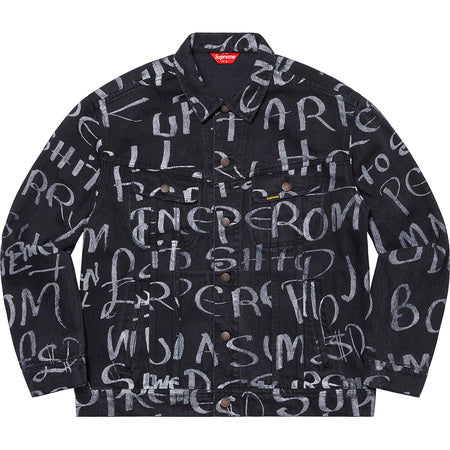 Supreme Ark Denim Trucker Jacket Black