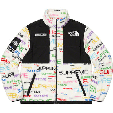 Supreme The North Face Steep Tech Fleece Jacket White